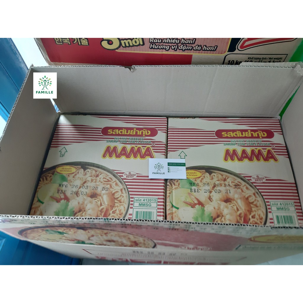 Giá Sỉ 1 Thùng Mì Mama Vị Tom Yum 55g