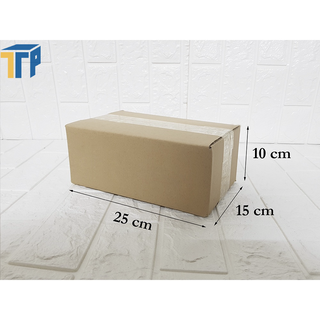 25x15x10 Hộp carton đóng hàng, thùng bìa carton COD đóng hàng