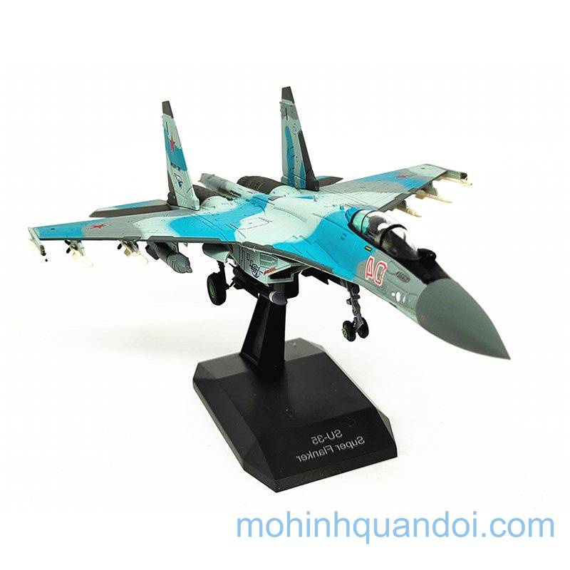 Mô hình máy bay Su-35 nhỏ Hợp kim Dài 15cm