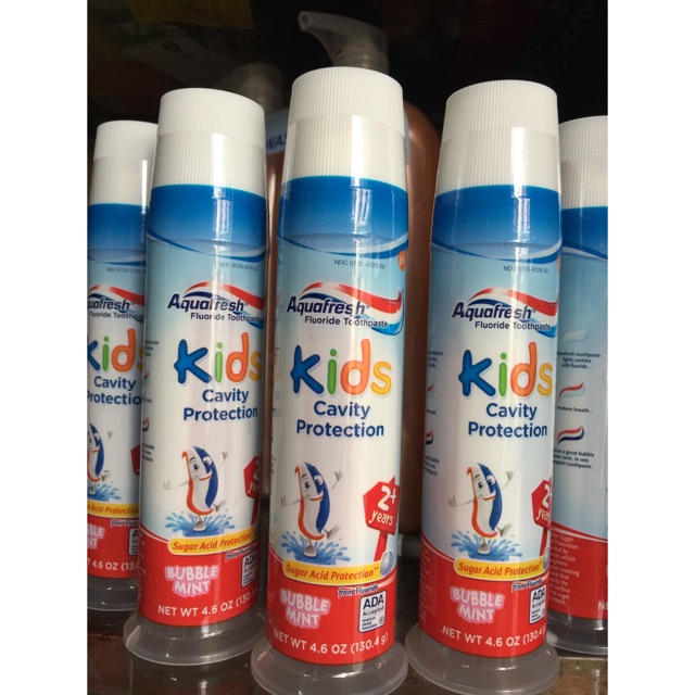 Kem đánh răng cho bé Aquafresh Kids Cavity Protection