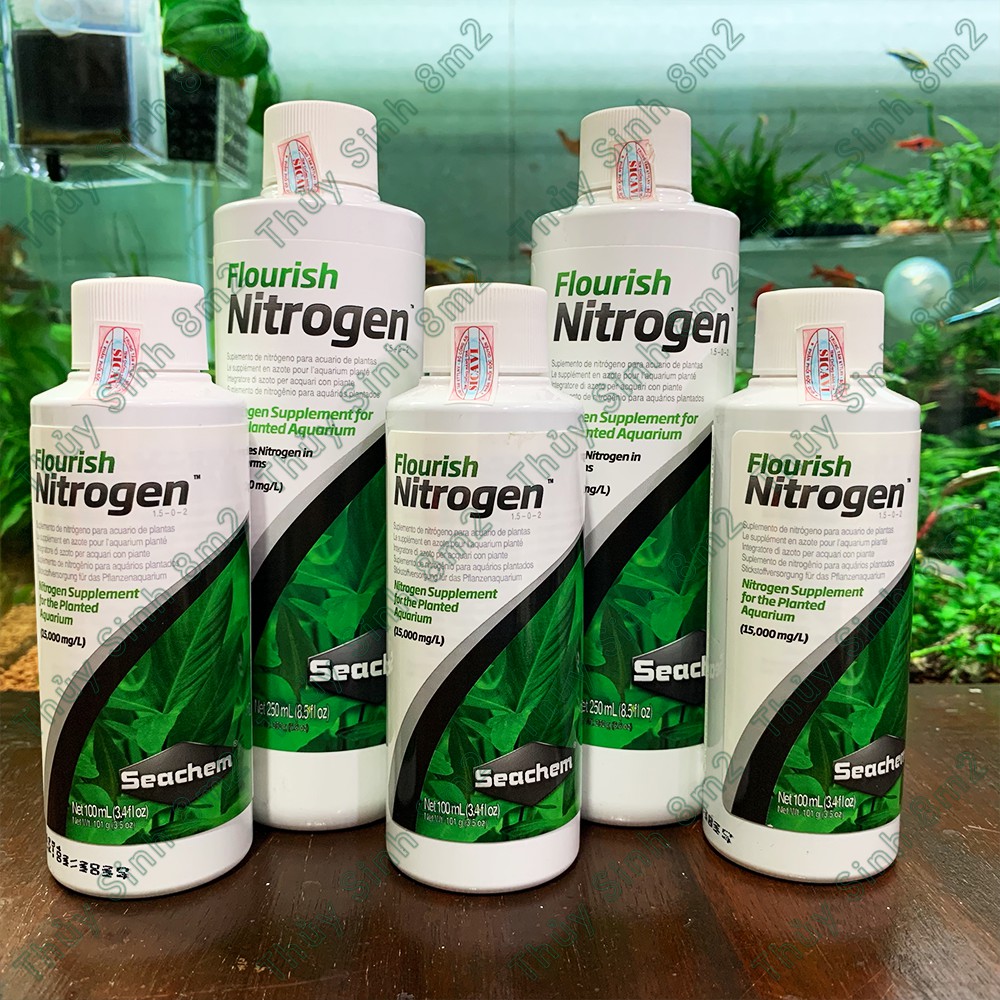 Phân Nước SEACHEM Flourish Nitrogen - Cung cấp Đa lượng Nitơ  cho cây thủy sinh - 8m2