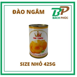 Đào Ngâm Nước Đường lon nhỏ 425g - Nguyên Liệu Pha Chế Trà Đào - Kho Pha Chế Bách Phúc