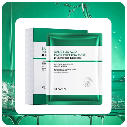 Mặt nạ Venzen hoạt chất acid salicylic thu nhỏ lỗ chân lông | BigBuy360 - bigbuy360.vn