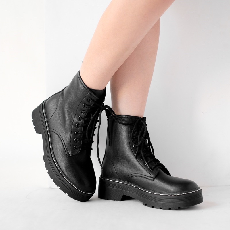 [JOIEHOME] Combat boots cột dây hàng nội địa