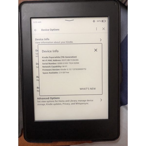 Máy đọc sách Kindle Paperwhite Gen 7 - Used