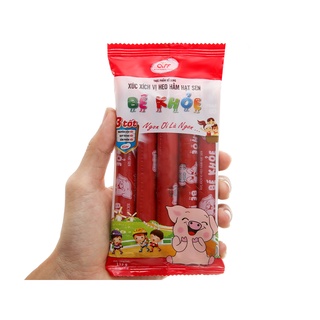 Xúc xích ăn liền gói 105g (5 chiếc x 21 g)