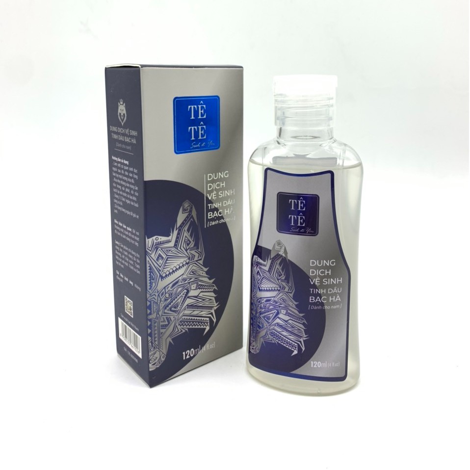 [Che tên] Combo 6 chai Dung dịch vệ sinh Nam Bạc hà Tê Tê 120ml/chai sảng khoái mát lạnh thư giãnn, hết mùi hôi và nấm n