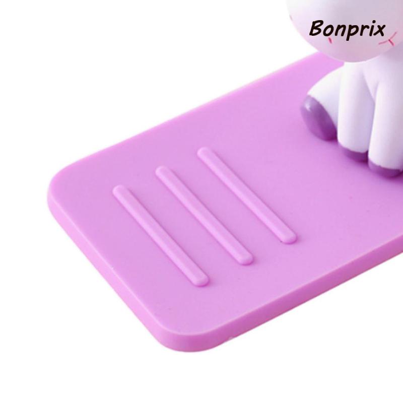 Giá Đỡ Điện Thoại Để Bàn Bằng Cao Su Màu Trắng Dễ Thương Cho Nữ