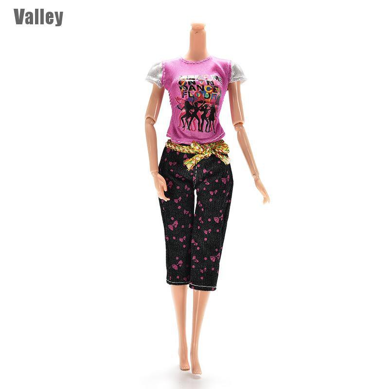 Set 2 Bộ Đồ Thời Trang Cho Búp Bê Barbie