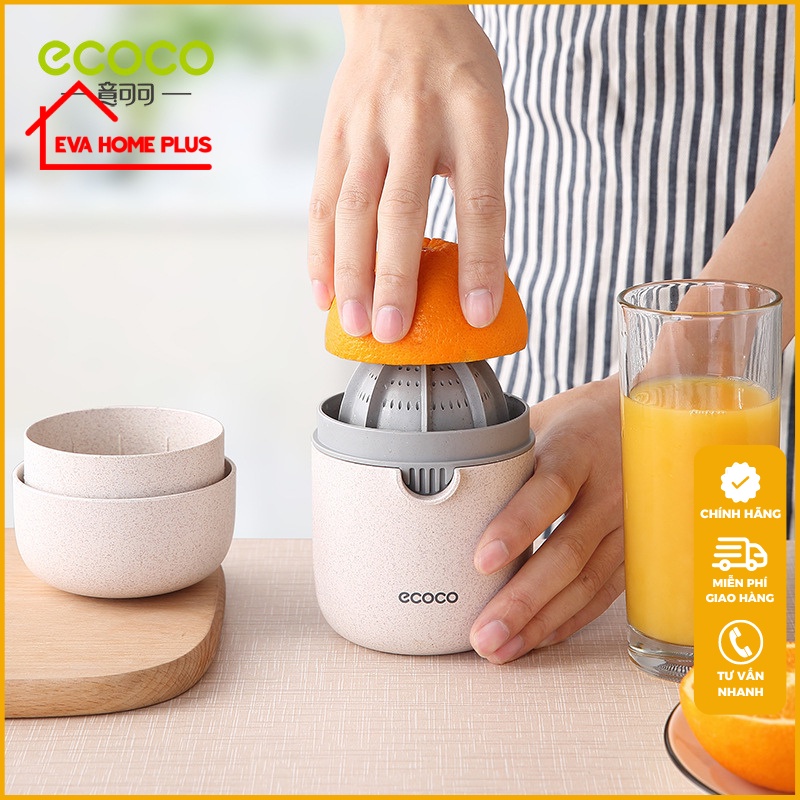 Máy ép trái cây bằng tay mini ECOCO máy ép hoa quả thủ công di động, máy vắt cam du lịch E1812