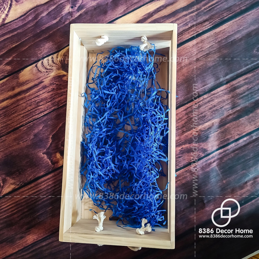 Khay gói quà bằng gỗ pallet/ hộp gỗ đựng quà tết (nhận kích thước theo yêu cầu)