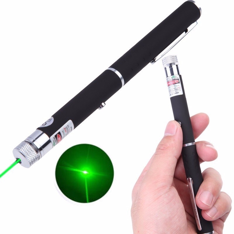 Bút laser cầm tay tia chiếu xanh siêu mạnh ( dành cho giáo viên và ký thuật viên)