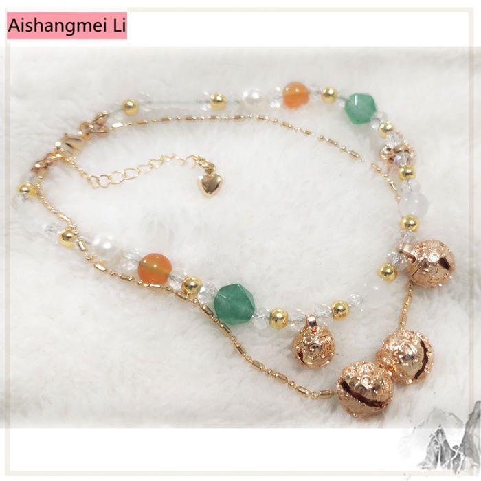 Lắc Chân Hai Lớp Phong Cách Hanfu Trung Hoa Cổ Điển Thời Trang