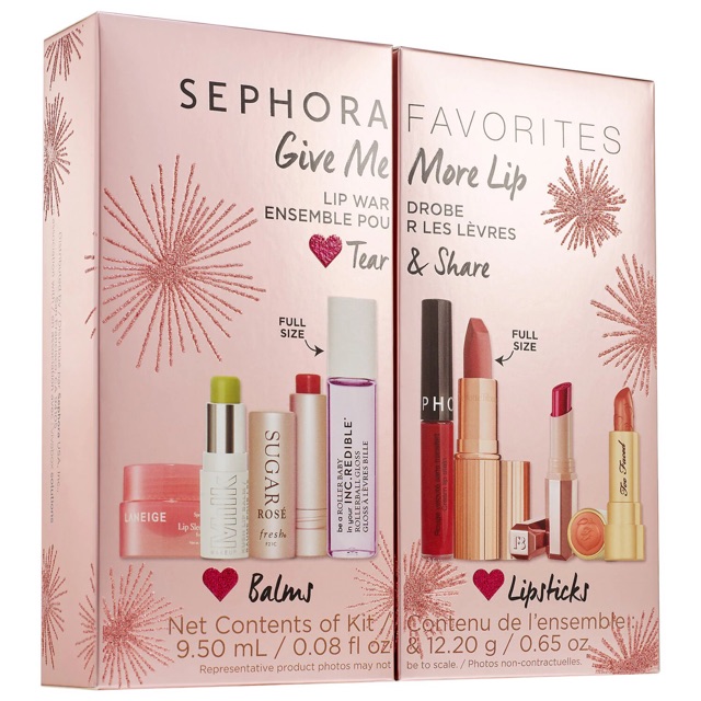 (Sẵn) Tách Set Son Sephora Favorites Give Me More Lip