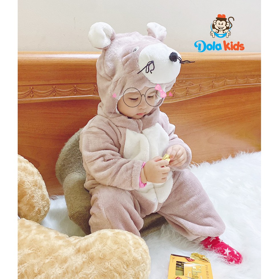 Bộ Body Hình Thú - Body lông cho bé CAO CẤP bé từ 4-17kg - Dolakids