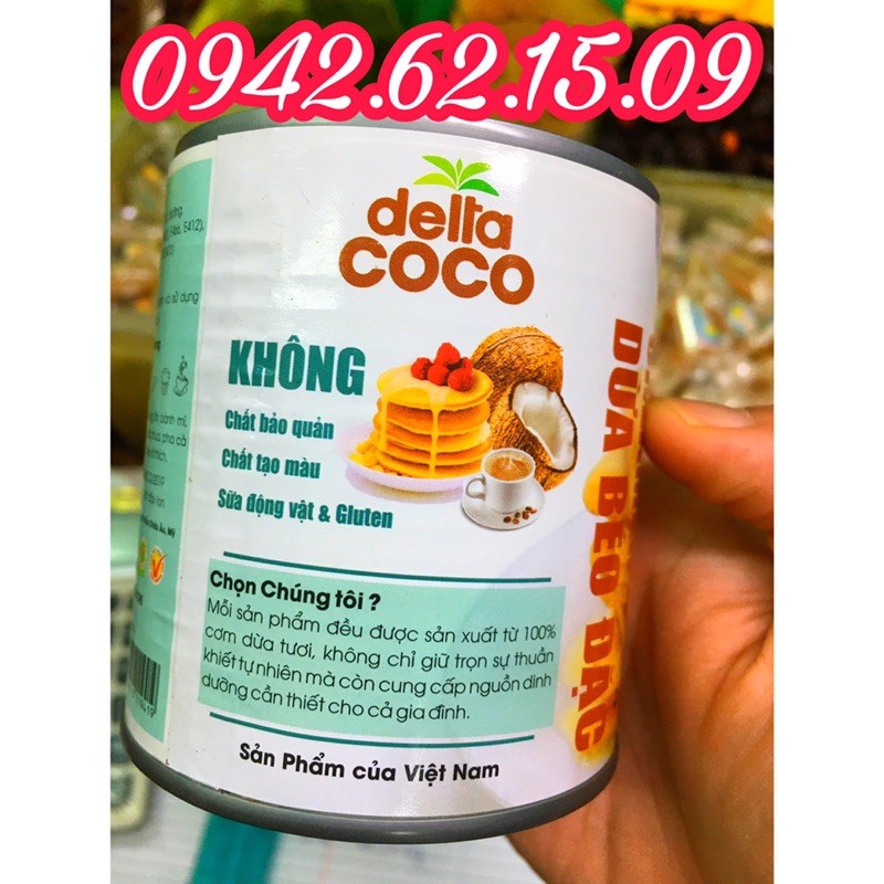 Kem dừa béo đặc creamer dừa béo đặc hủ 300 gram [date T10/2024]