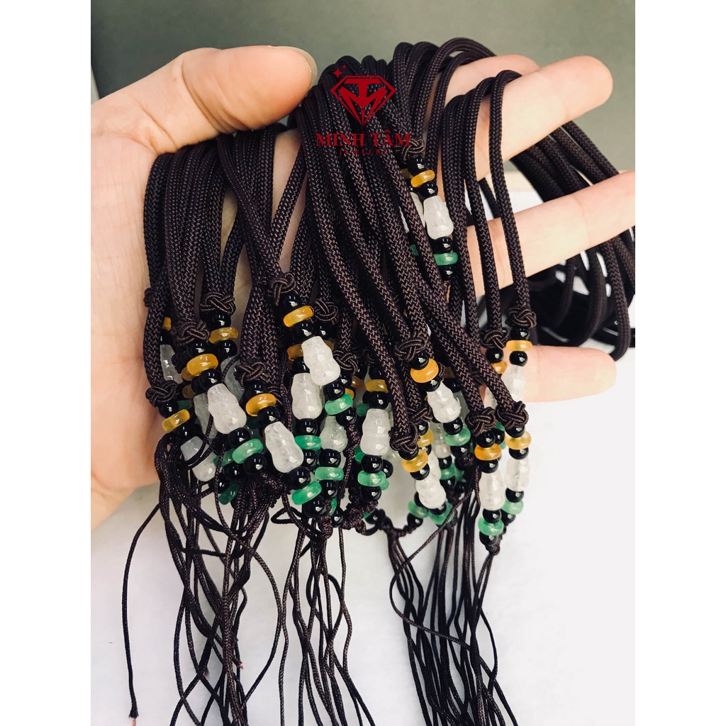 Dây dù đeo mặt phật, Dây dù đeo cổ kết hợp mặt dây chuyền-Minh Tâm Jewelry