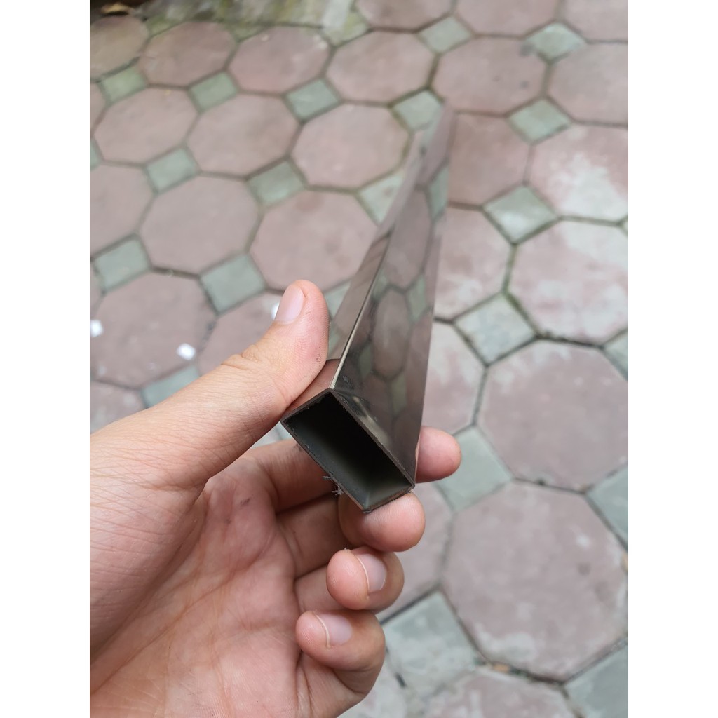 Thanh Hộp Chữ Nhật  Không Gỉ 15*30mm Dùng Để Cài Móc Treo