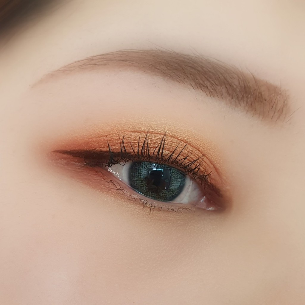 Lens mắt cận loạn  ANN365 màu xám xanh,kính áp tròng hàn hạn 1 tháng dành cho mắt nhạy cảm  | YULII LENS