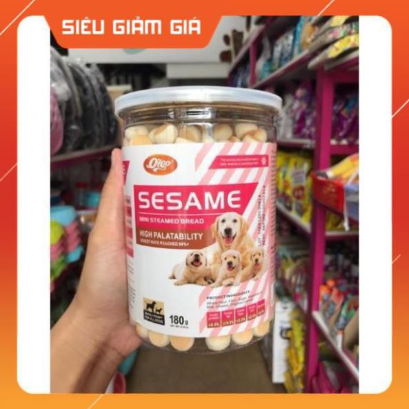 [GIẢM GIÁ] BÁNH THƯỞNG HỘP DÀNH CHO CHÓ SESAME 180g - petshop số 01 zubumshop