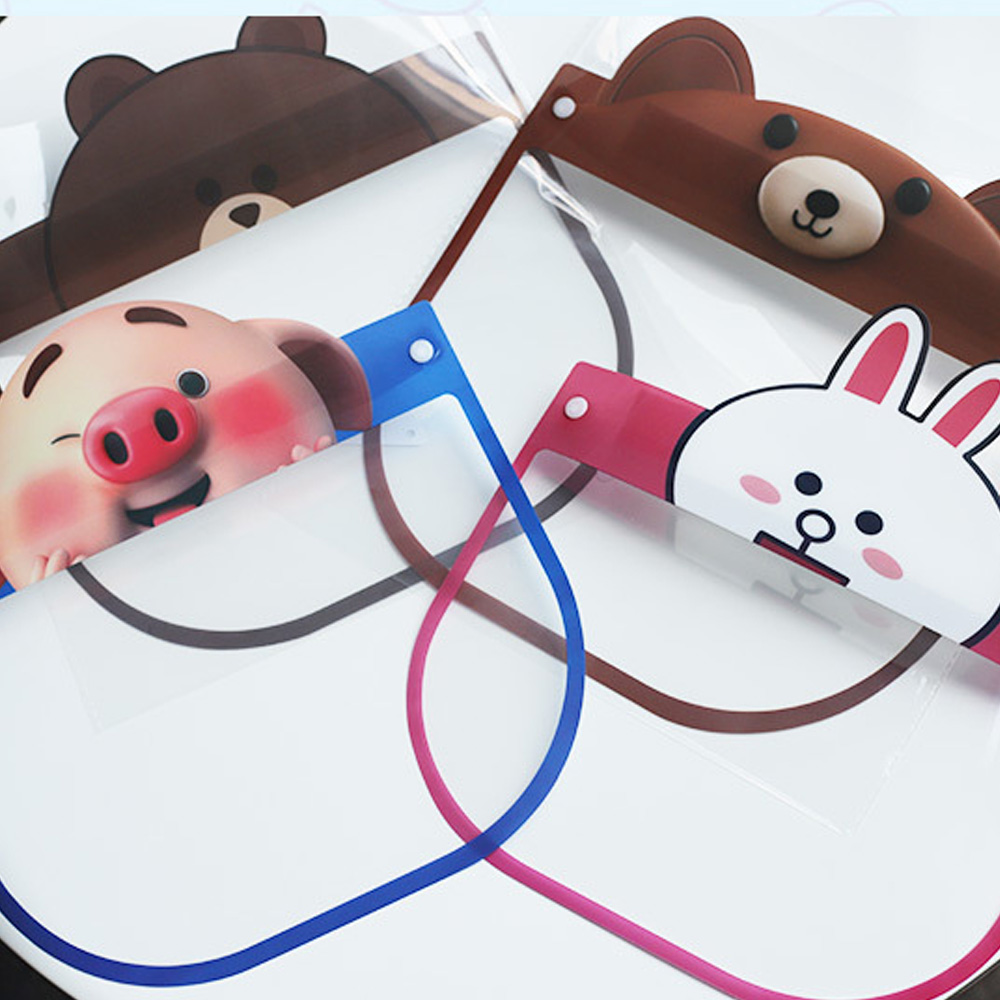 PET Kids Cartoon Face Shield An toàn cho trẻ em Mặt nạ bảo vệ Mặt nạ chống sương mù Chống tia cực tím Mặt nạ trong suốt cho bé trai cô gái | BigBuy360 - bigbuy360.vn