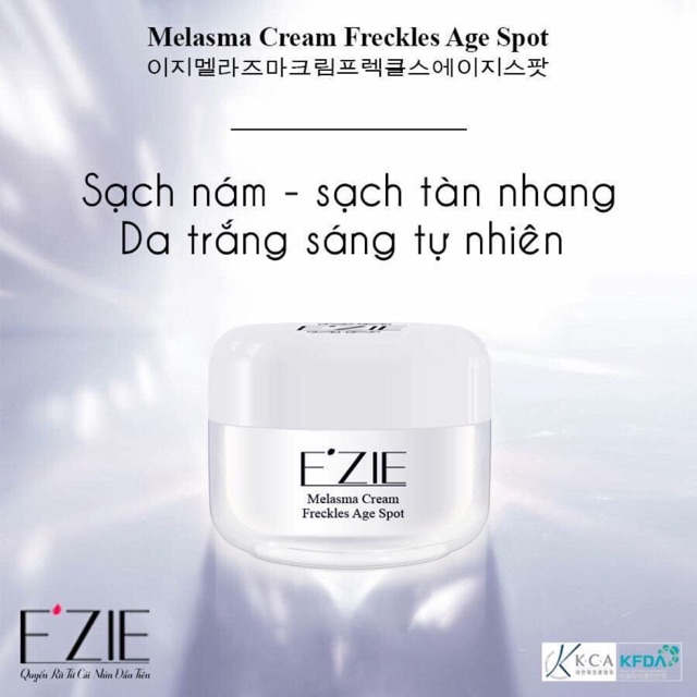 [ Chính Hãng ] E’ZIE Melasma Cream Freckles Age Spot (Kem Làm Mờ Thâm – Nám – Tàn Nhang) 50g ezie