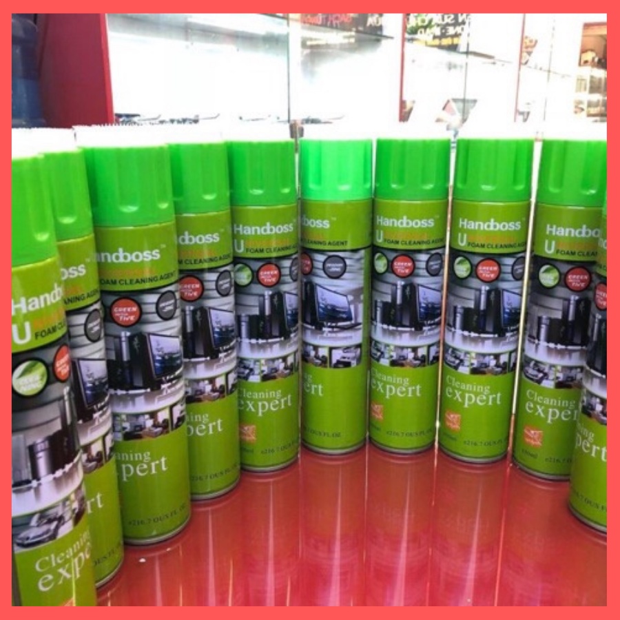 Bình Xịt bọt tuyết Handboss/Yni- vệ sinh đa năng cho máy tính, TV, Laptop, điện thoại, ô tô...