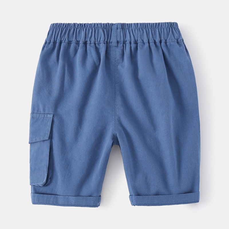 Quần short bé trai KACADY, quần kaki cho bé túi hộp AE