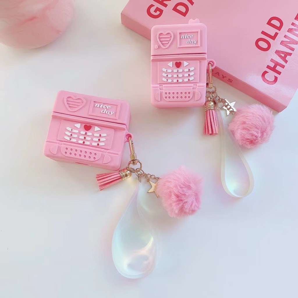 Vỏ bảo vệ hộp sạc tai nghe chất liệu silicon cho Airpods 1 / 2 / Pro airpods 3