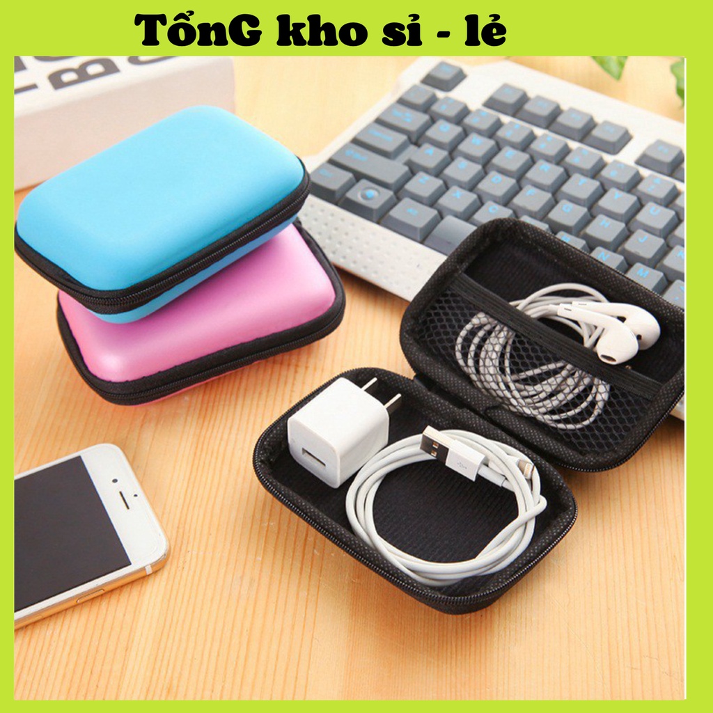 Hộp Đựng Tai Nghe Phụ Kiện Loại Đẹp ( loại lớn to 12x8 ) 88213 TỔNG KHO SỈ 88