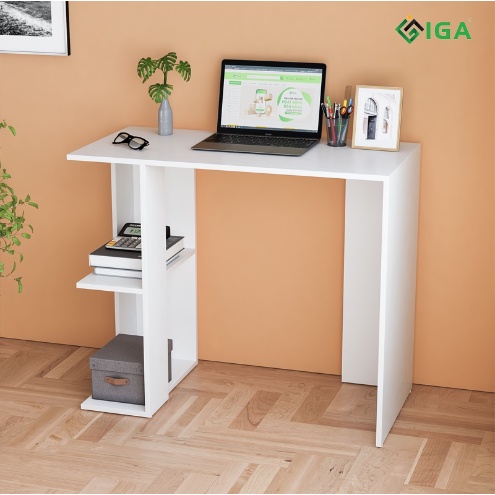 Bàn làm việc bàn học full trắng IGA - GP221