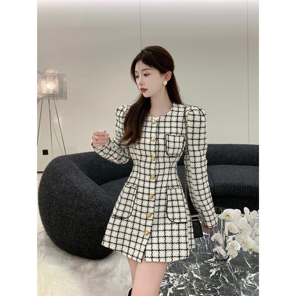 Đầm tay dài thu đông Emilyshop ulzzang