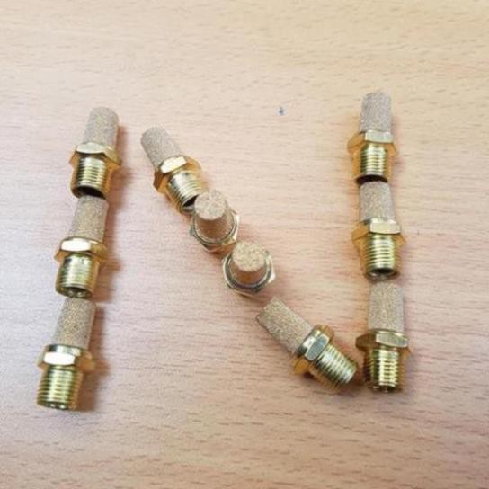 10 đầu giảm thanh khí nén ren 9,7mm
