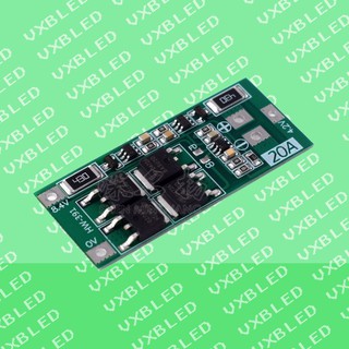 Mạch 2S 7.4V 20A, sạc và bảo vệ cell Li-ion 3.7V.