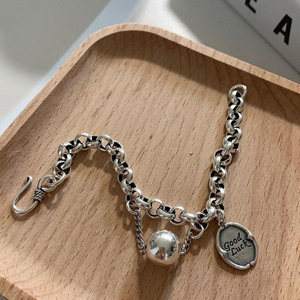 Vòng Đeo Tay Mặt Hình Thánh Giá Phong Cách Hip hop Hàn Quốc Thời Trang Cho Nữ