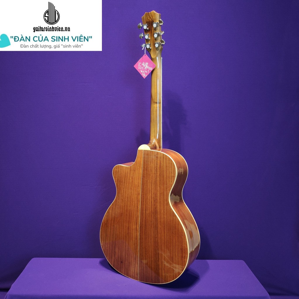 GUITAR ĐỆM HÁT FULL GỖ HỒNG ĐÀO CAO CẤP SV-FA4 _  MUA ĐÀN GUITAR ACOUSTIC GIÁ RẺ _ Guitarsinhvien.vn