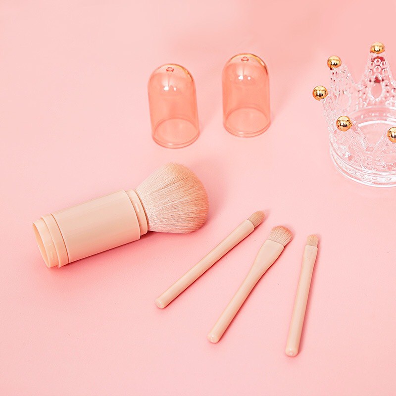 Bộ cọ trang điểm mini set 4 cọ