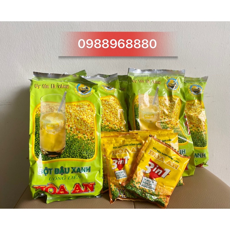 Bột Đậu Xanh Uống Liền Hoà An 500g