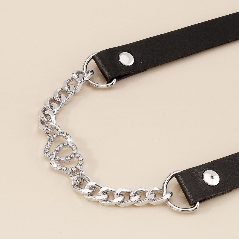 Vòng Cổ Choker Màu Đen Phong Cách Punk Thời Trang Cho Nữ