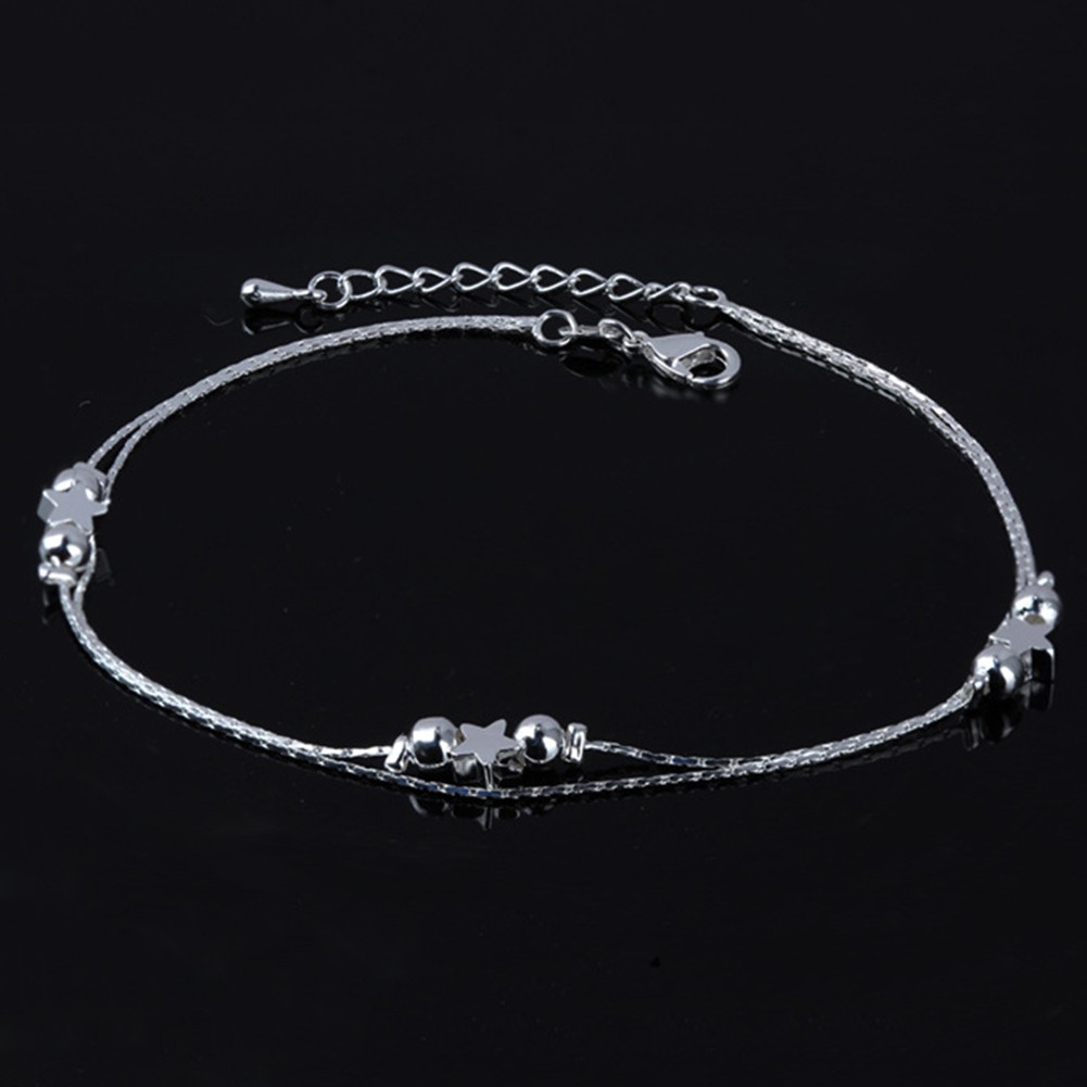 Lắc Chân Hai Lớp Hình Ngôi Sao / Lá Xinh Xắn Cho Nữ | BigBuy360 - bigbuy360.vn