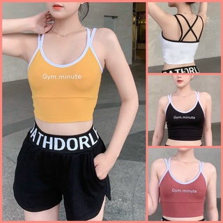 Áo Tập Gym Yoga Nữ, Áo Bra Thể Thao Đan Dây Gym.minute