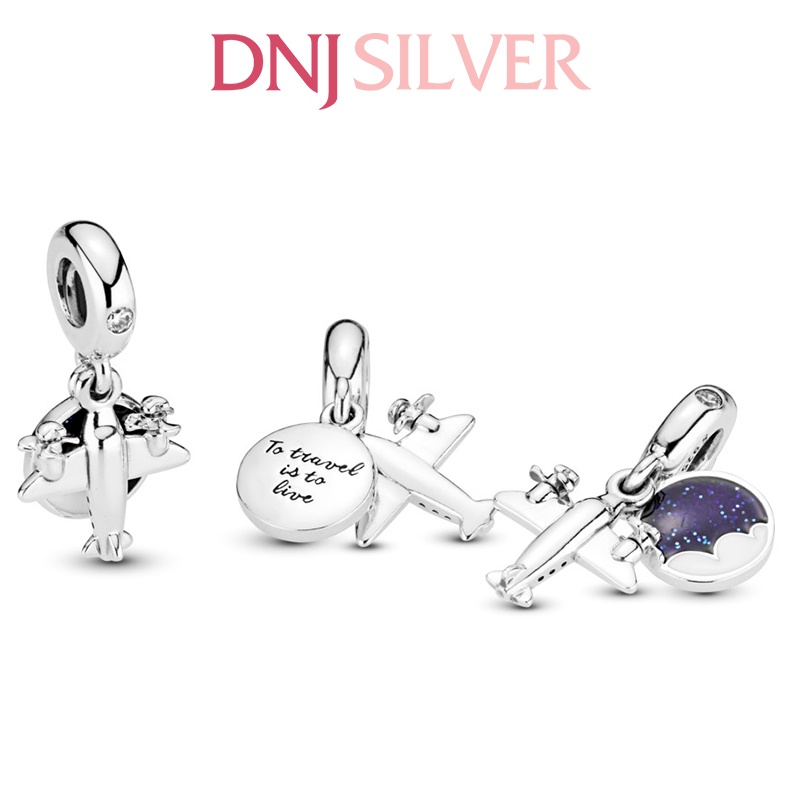 [Hàng cao cấp] Charm bạc 925 cao cấp, hàng chuẩn bạc - Charm Propeller Plane thích hợp để mix vòng tay charm - DN136