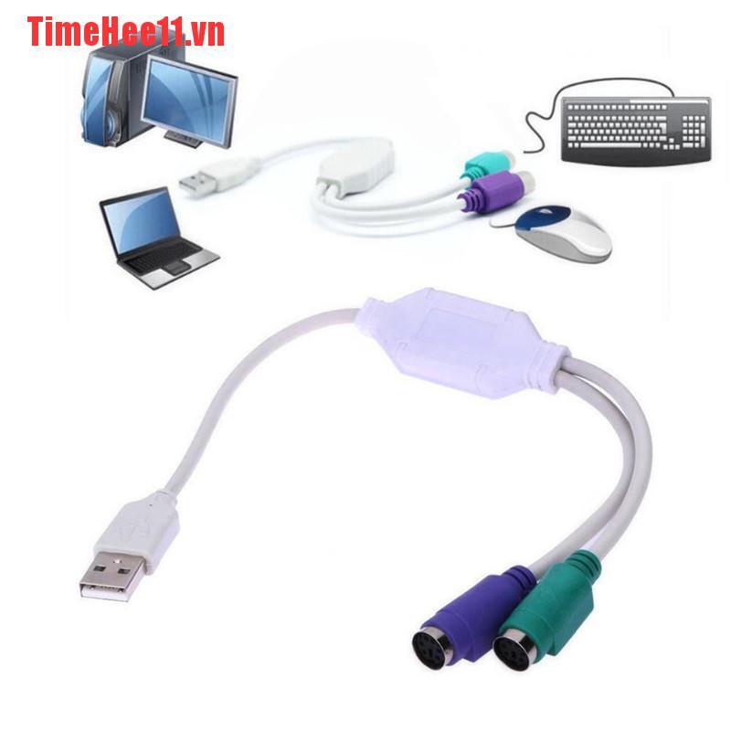 Đầu Chuyển Từ Timehe11) Usb Sang Ps2 Usb-To-Ps2