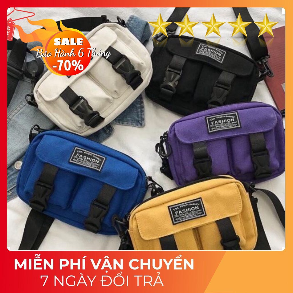 Freeship Túi đeo chéo Vintage's Style chất vải bố Canvas HOT 2020 / túi/ túi chéo/ túi đeo chéo/ túi bao tử/ vintage