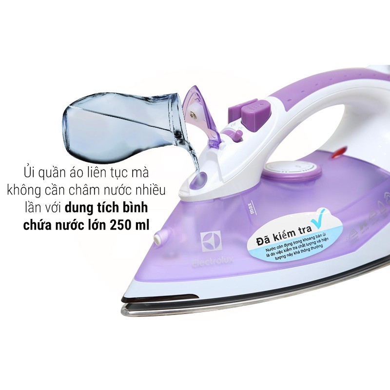 Bàn ủi hơi nước cao cấp Electrolux ESI4015 - Phân phối chính hãng