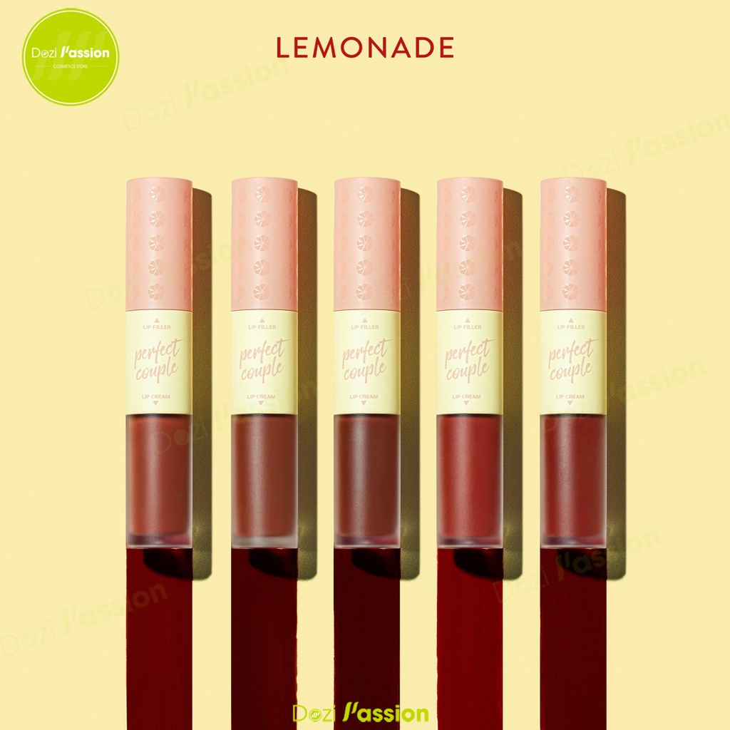 Son Kem Lì Lemonade Perfect Couple Lip 2 đầu