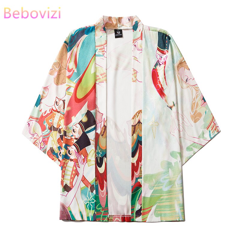 Áo Khoác Kimono Họa Tiết Hoạt Hình Anime Nhật Bản Yukata Thời Trang Cho Nam Và Nữ