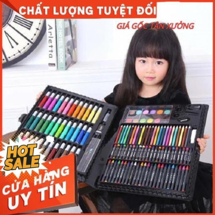 [FREESHIP-HÀNG TỐT] BỘ BÚT MÀU 150 CHI TIẾT CHO BÉ