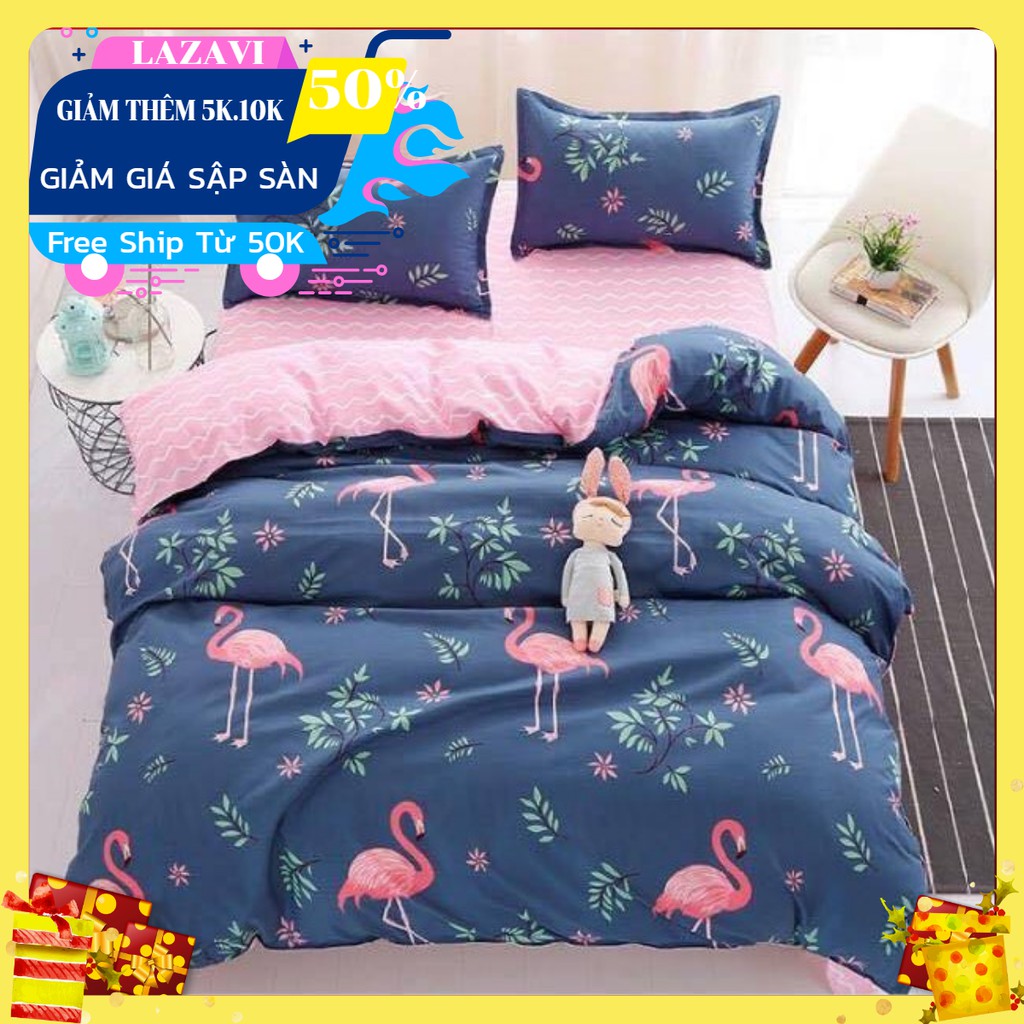 Bộ Chăn Ga Gối Cotton Poly Cao Cấp LAZAVI12