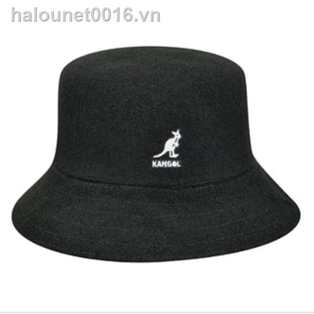 Mũ xô có vành chống nắng in chữ Kangol thời trang